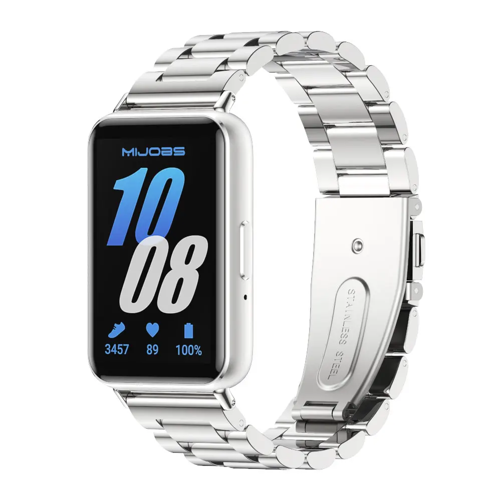 Milanese Metal Watchband Bracelet for Fitness Tracker Replacement Strap
