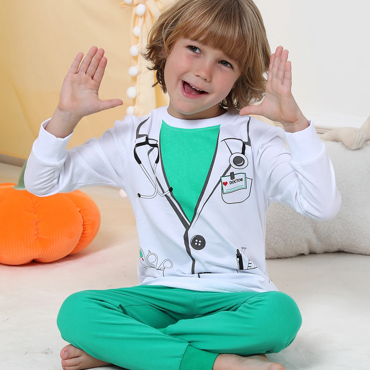 Doctor Costume Kids Halloween Pajamas Toddler Cosplay Theme