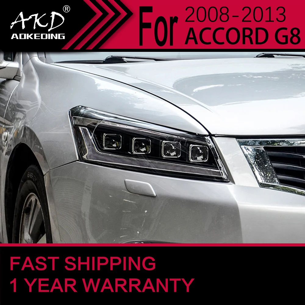 

Car Lights for Honda Accord G8 Headlight 2008-2013 Accord Head Lamp Drl Projector Lens Automotive Accessories