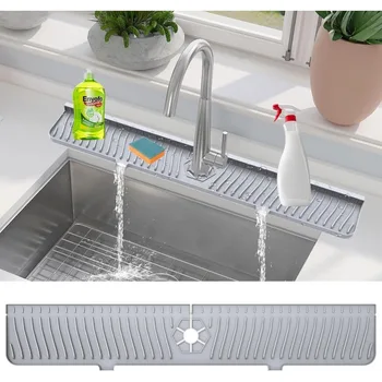 Silicone Faucet Water Catcher Mat 1