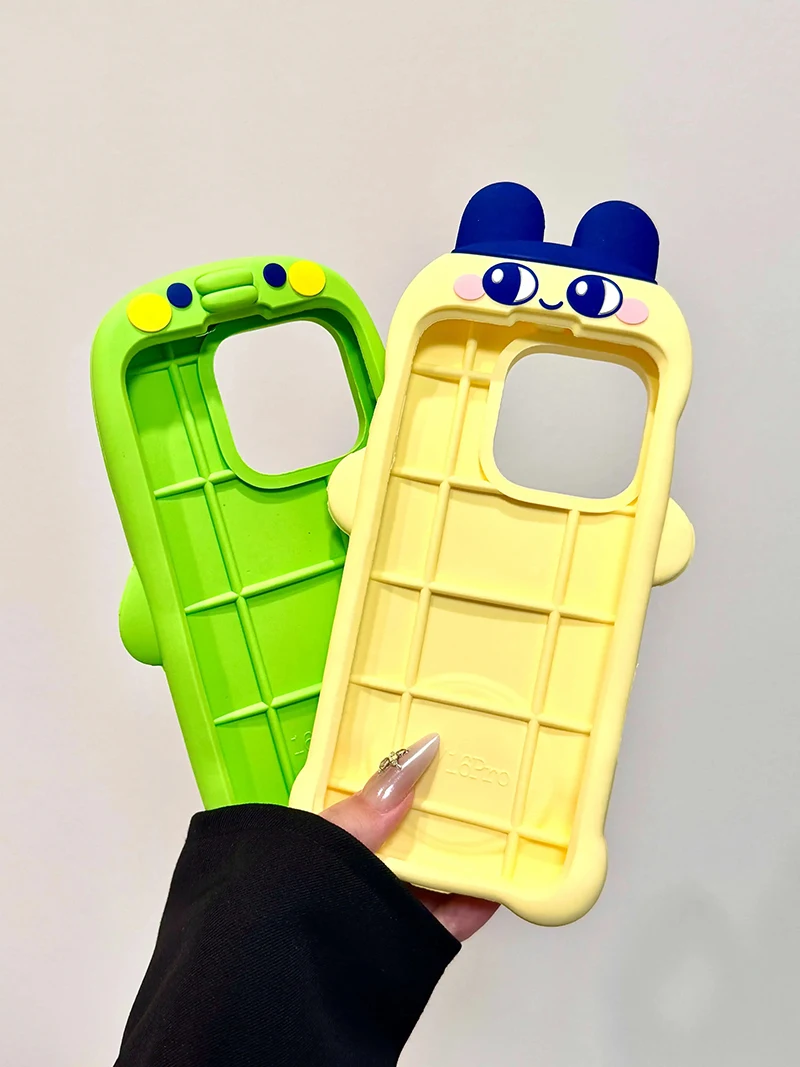 Cartoon Cute 3D Anti-Fall Dustproof Silicone Phone Case - Anti-Scratch & Washable Soft Cover