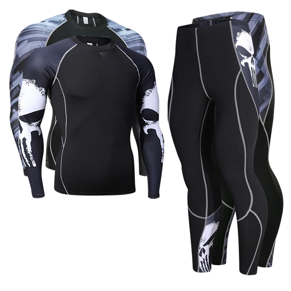 Men's Warm Long Johns Winter Warm Clothing Base Layer Fitness Quick