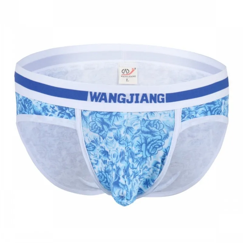 Men's underwear sexy men's underwear cotton printed briefs sissy panties for men  big penis underwear