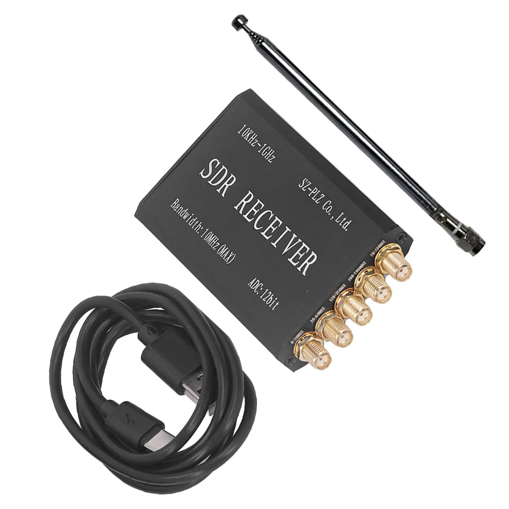 

1set 10k‑1GHz Radio Receiving Module S DR Receiver 12bit W/ Type C Interface FOD 94*53*15mm Electrical Equipment Supplies