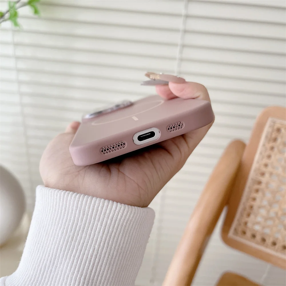 Premium Glass Lens Protector with Shock-Resistant Matte Finish for Wireless Charging Phone Case