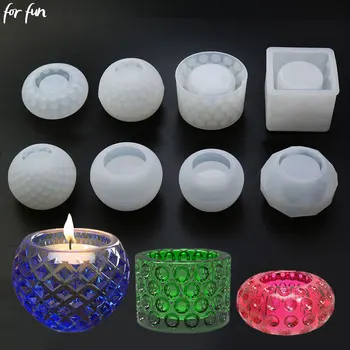 DIY Silicone Mold for Resin & Candle Holder Crafts 1
