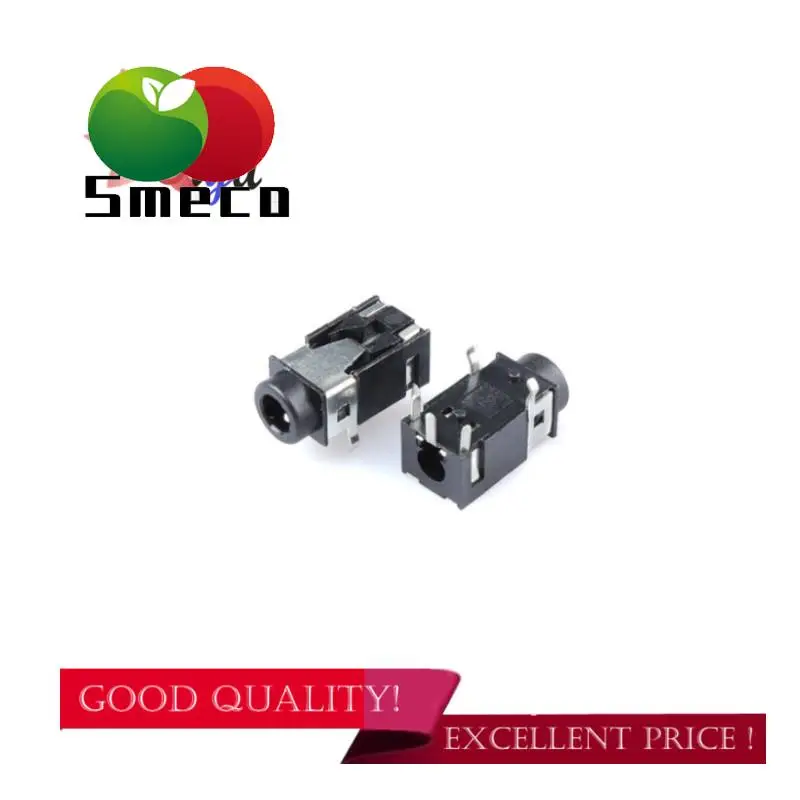 

50pcs PJ-321 straight plug PJ-322 3.5mm two-channel audio headphone female socket 4-pin 5-pin headphone socket