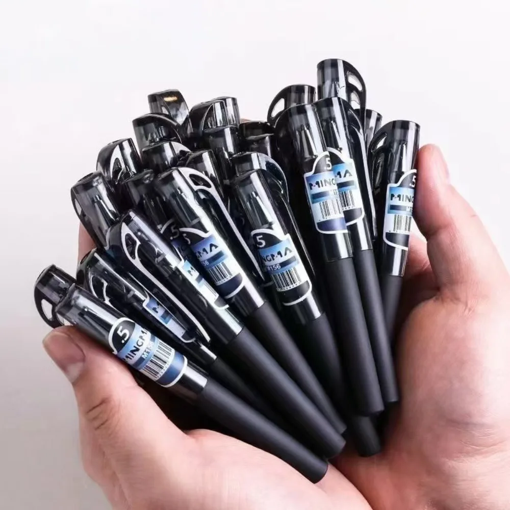10PCS Short Portable School Office Supplies Students Gift Writing Tools Small Pocket Pen Ballpoint Pen Signature Pen Gel Pen
