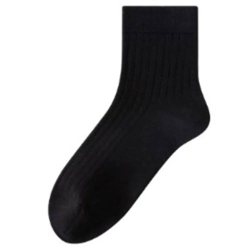 

winter antibacterial deodorant cotton stockings solid color business socks autumn Let it protect the balls of your feet