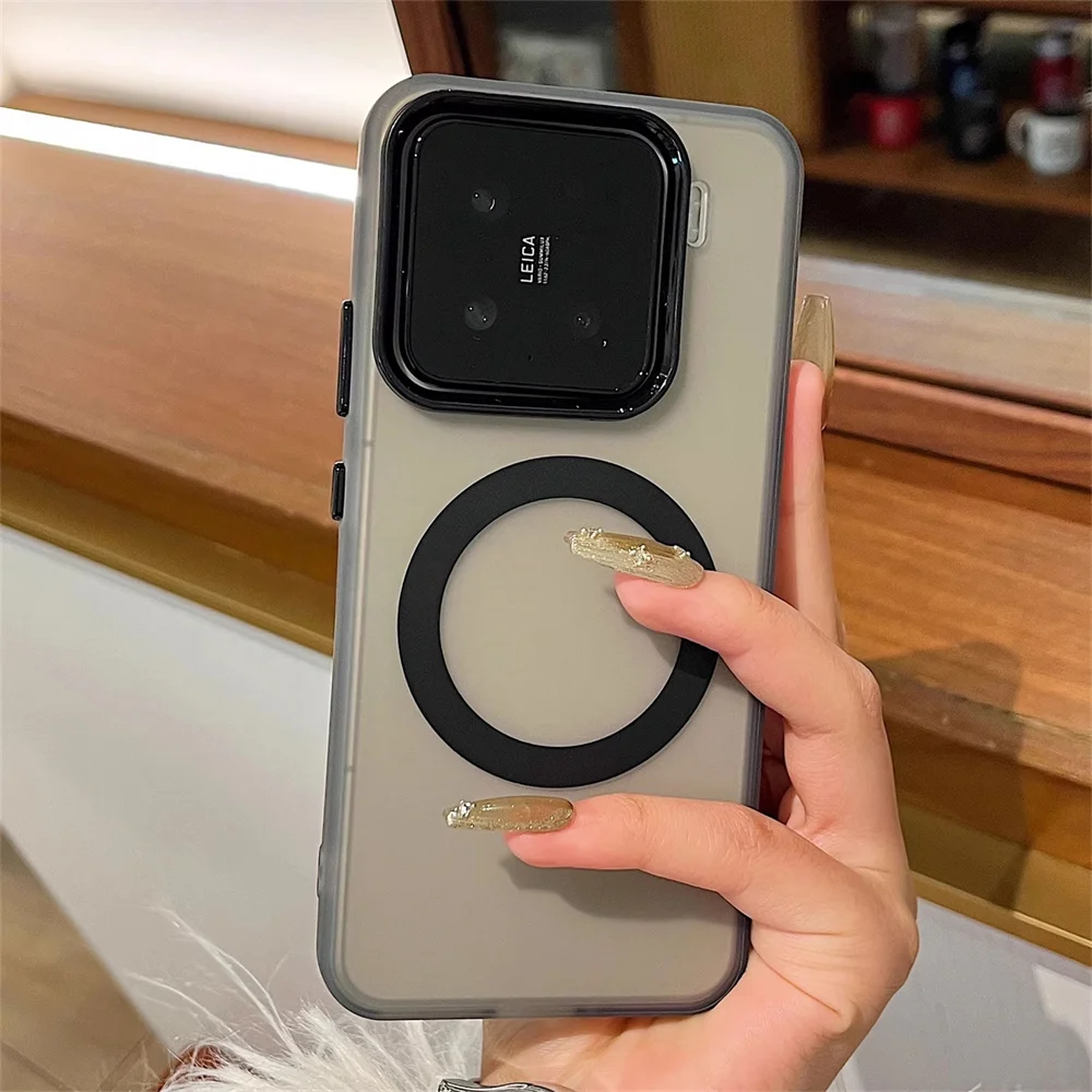 Magsafe Candy Matte Transparent Magnetic Wireless Charging Phone Case