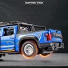 1/32 Raptor F-150 Off-road vehicle Alloy Truck SUV Car Diecast Model Metal Toy Pull Back Collection removable Sound Light gifts 5