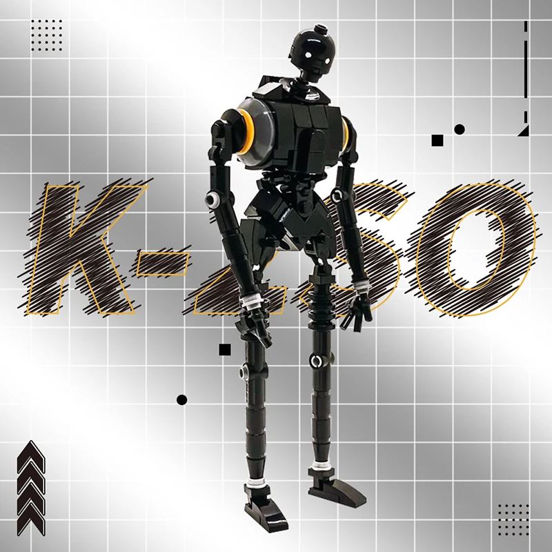 

MOC Building Block K-2SO Robot Trooper Rogue One Action Figure Toys Space Wars Series Model Gift For Christmas Children Juguetes