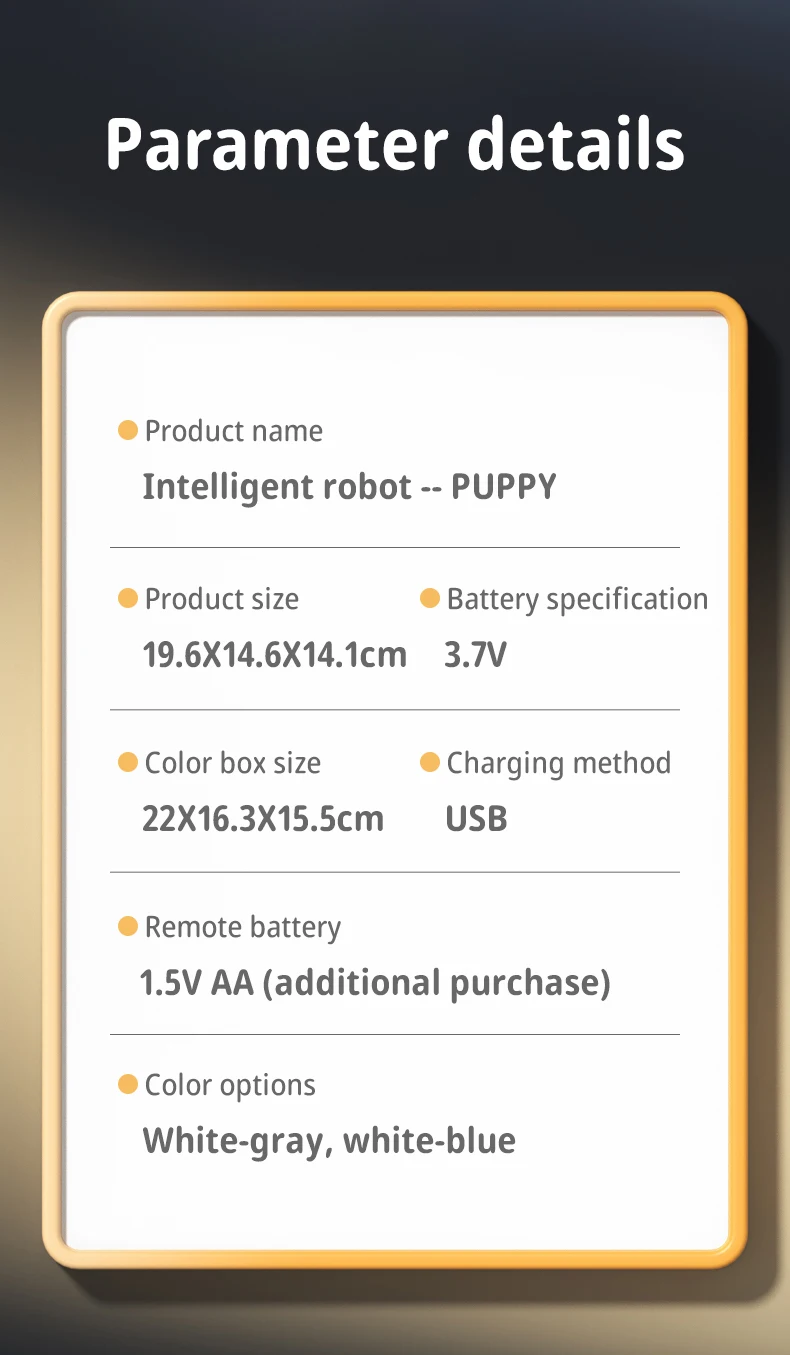 Smart Robot Puppy Dog Safe