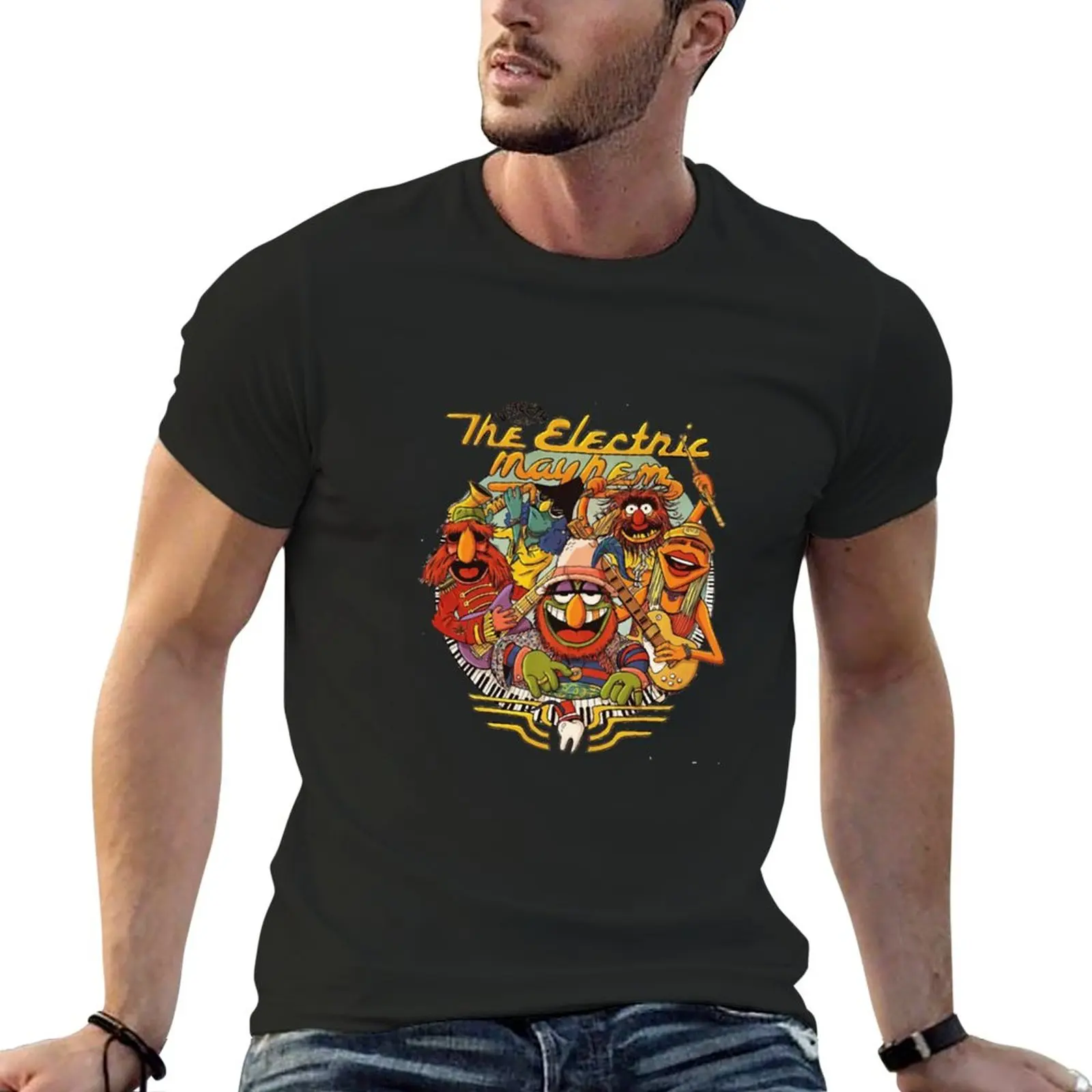 

New Dr teeth and the electric mayhem shirt T-Shirt custom t shirt korean fashion anime clothes funny t shirts for men