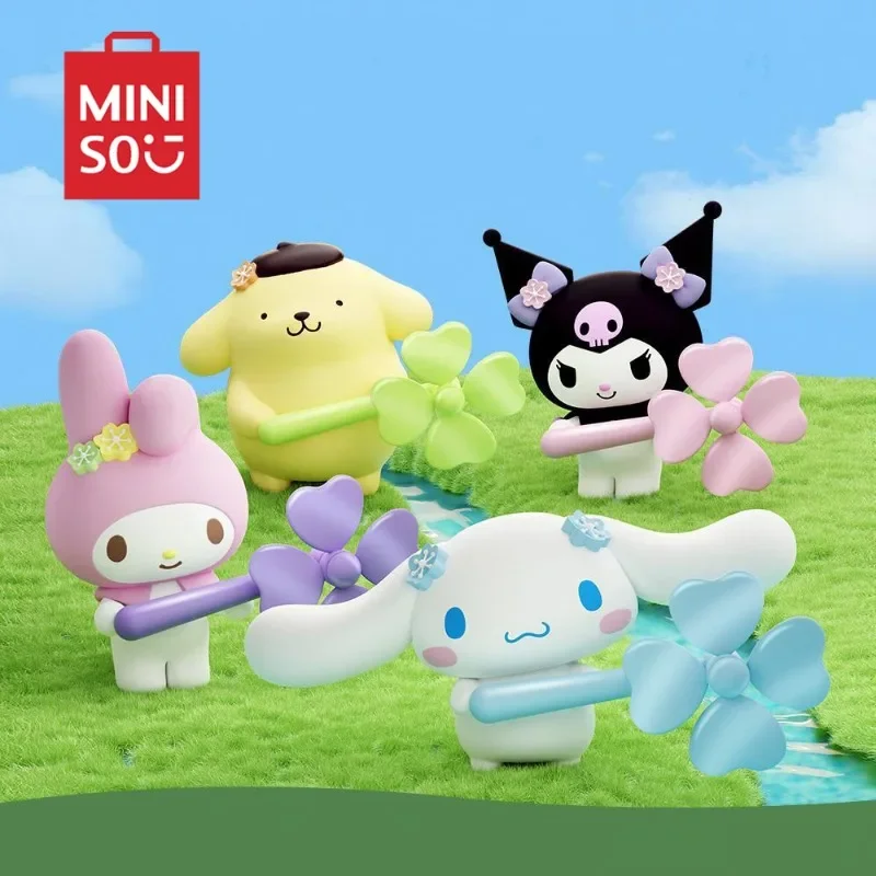 

Sanrios My Melody Cinnamoroll ветряная мельница, ароматерапия, кондиционер воздуха, выпускное украшение, стойкое искусственное ароматическое украшение
