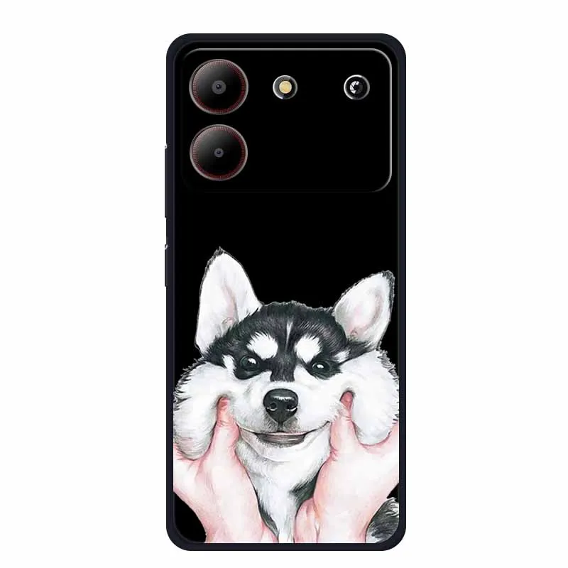 Cute Cartoon Cat Black Silicone Soft Phone Case - Stylish Protective Back Cover