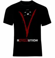 Anonymous V for Vendetta Revolution T-Shirt. Summer Cotton Short Sleeve O-Neck Mens T Shirt New S-3XL 1