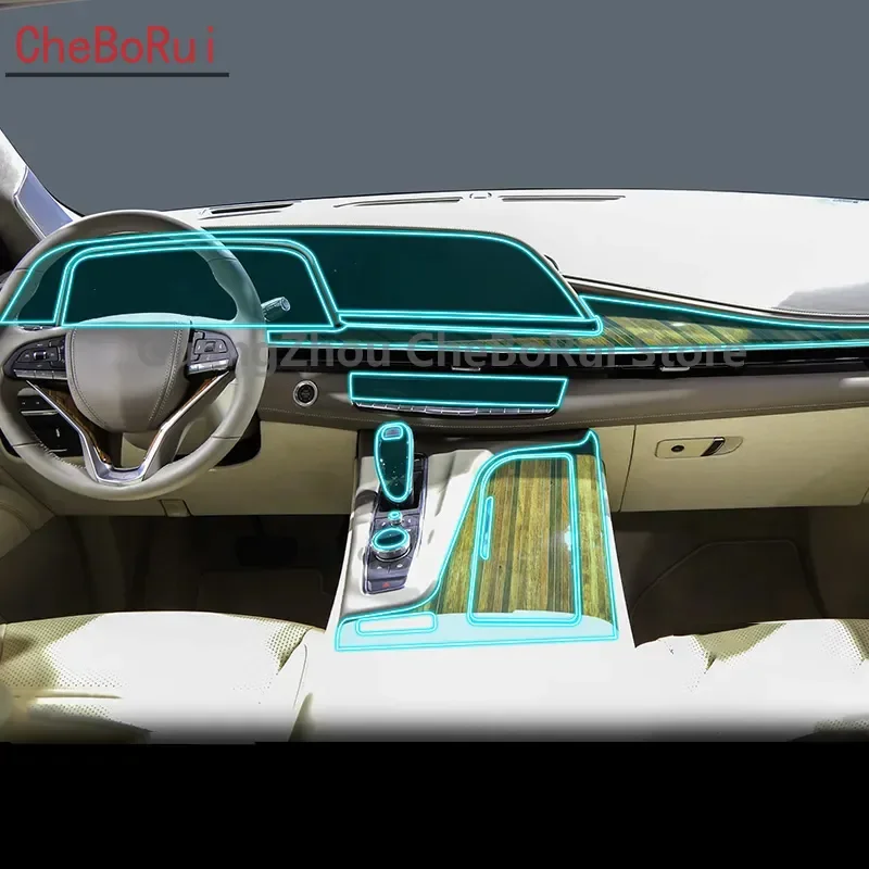

Пленка для Cadillac ESCALADE 2021-2023, аксессуары для интерьера автомобиля, прозрачная фотопанель, Противоударная пленка