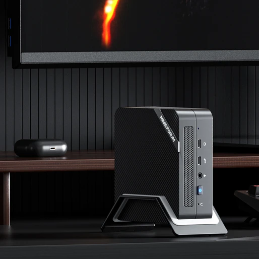 Minisforum Um560 Amd Radeon Graphics Gpu Ddr4 Windows 11 Portatile Desktop Computador Mini Pcs Per Il Gioco