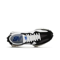 New Balance NB 327 Chaussures de course décontractées respirantes résistantes à l'abrasion à tige basse pour la ville et les trajets quotidiens unisexe noir blanc MS327LB1 4