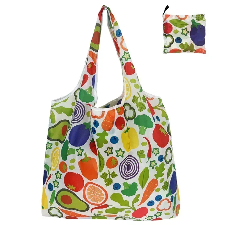 Floral Print Eco-Friendly Foldable Women's Tote Bag