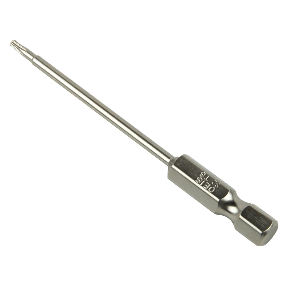 

Accessories Workshop Equipment Screwdriver Hand Tools T6-T40 75mm Alloy Steel Exact Screw Unscrew Hollow Torx Bit