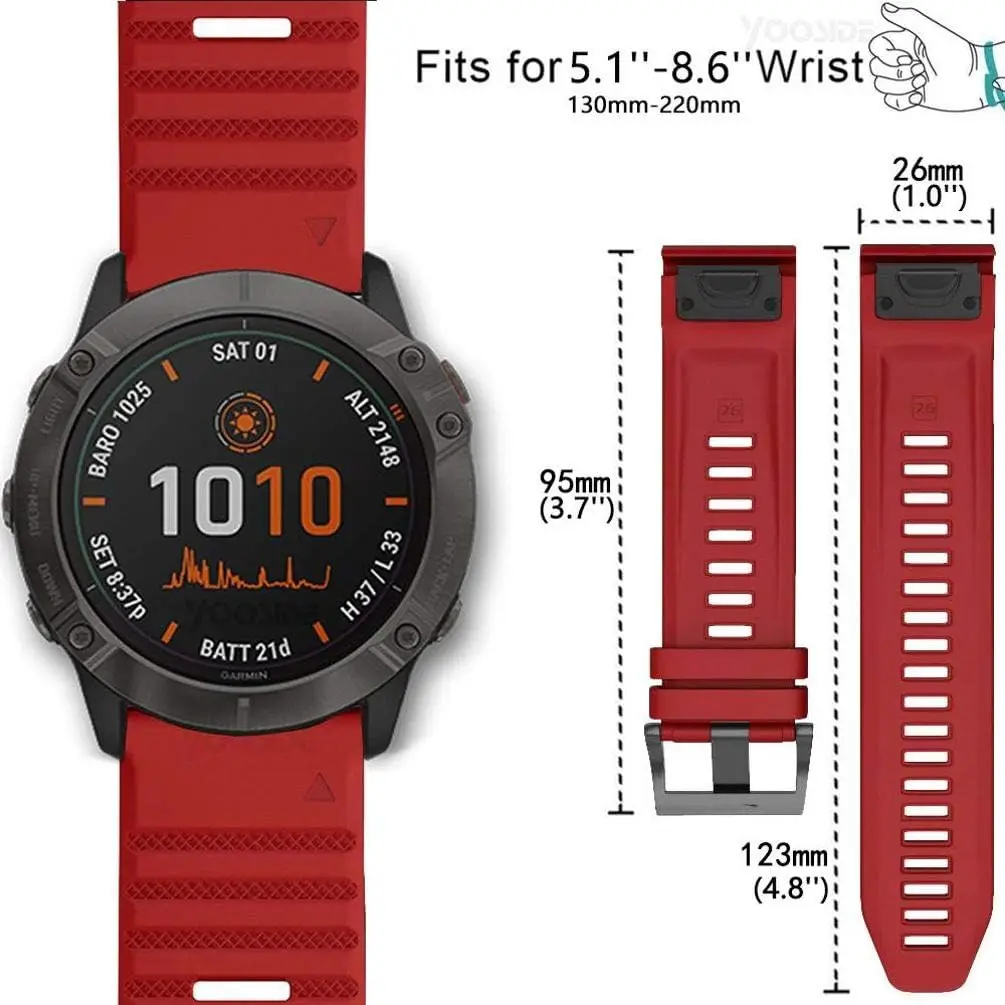 QuickFit Silicone Watch Band - Premium Outdoor Sports Strap