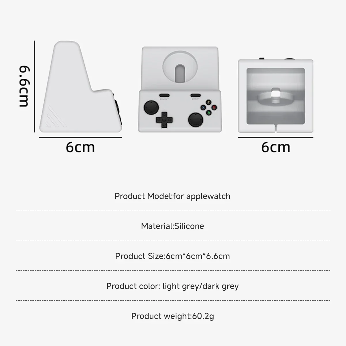 Charger stand silicone dock holder charger dock station stable charging station for Apple Watch Series 10 9 8 7 6 5 4 3 2 1