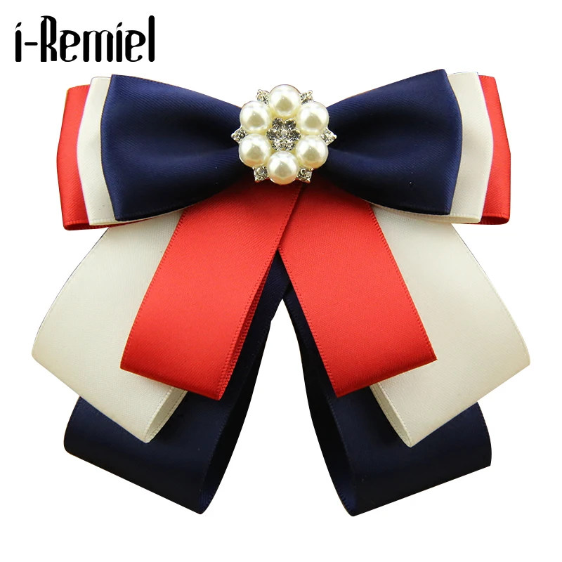 Brooch Women Ribbons Bow Tie Brooch Women Brooch Bow Vintage Metal
