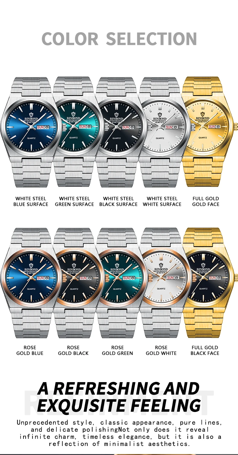 BINBOND B102 Men's Watch description image 11