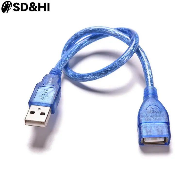 

30cm USB 2.0 Male To Female Extension Cable High Speed USB Extension Data Transfer Sync Cable For PC