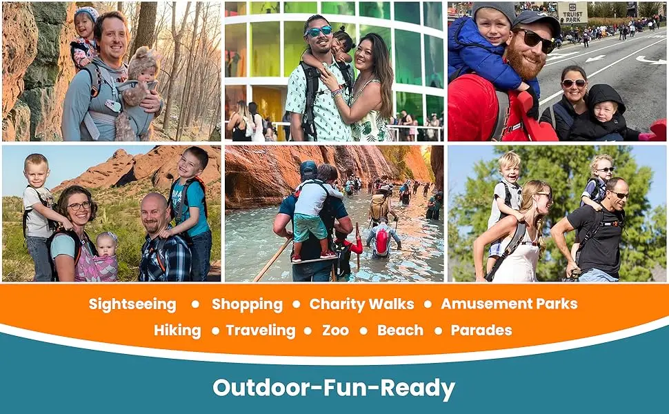 Make every adventure an exciting learning experience with our toddler backpack carrier.
