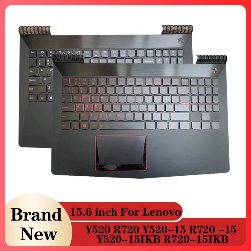 

NEW Laptop Palmrest Upper Case Backlit Keyboard Touchpad For Lenovo Legion Y520 R720 Y520-15 R720 -15 Y520-15IKB R720-15IKB