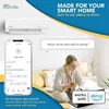 Senville SENA-18HF/D Dual Zone Mini Split Air Conditioner Heat Pump, 18000 BTU, Works with Alexa, White 6