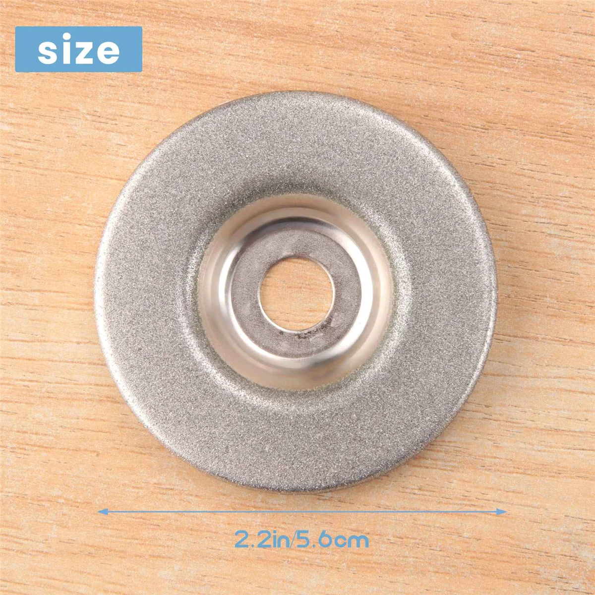 Grinding Disc Abrasive Wheel Grinding Wheel 3Pcs 56mm Diamond 180/320/600 Grinding Wheel Circle Disc for Electric Multifunctional Sharpener Grinder Sharpening
