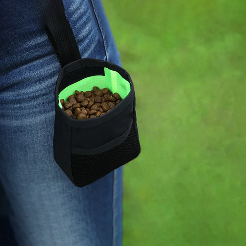 New 1pcs Pet Supplies Outdoor Mini Portable Training Training Kit Dog snack bag