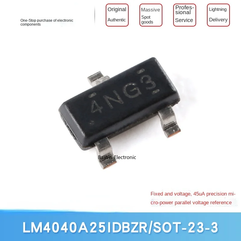 

Original LM4040A25IDBZR SOT-23-3 precision micro-power parallel voltage reference chip (1pcs)