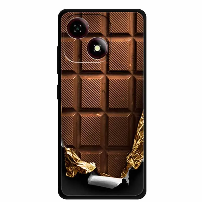 Luxury Black Silicone TPU Soft Back Cover Case, Fashion Coque Shell