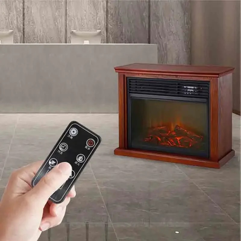 European High-end Living Room Fireplace Heater Simulation Fan Heater Household 3