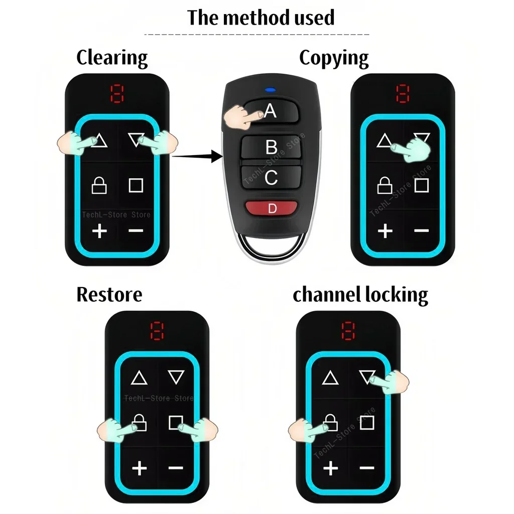Multi Frequency Remote Control Copy Duplicator