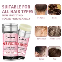 Professional Styling Wax for Women Anti-frizz Pomade Smoothing Broken Back Hair Mud Messy Hairs Control Wax Rod for Natural Wigs 3