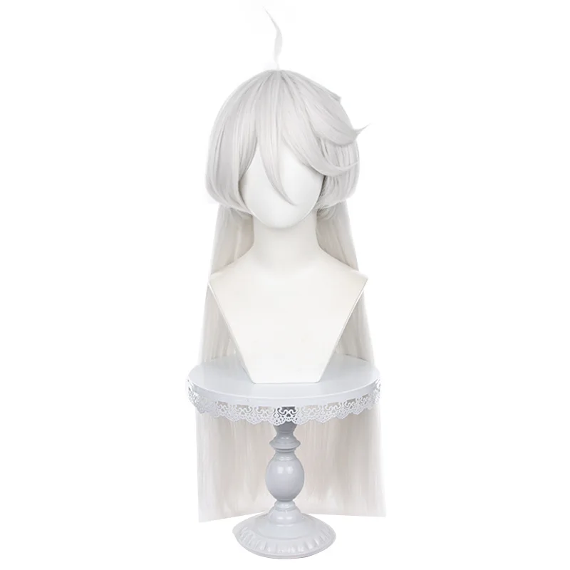 

Anime Miorine Rembran Cosplay Wig Long Silver white Heat Resistant Hair The Witch From Mercury Miorine Rembran Wig