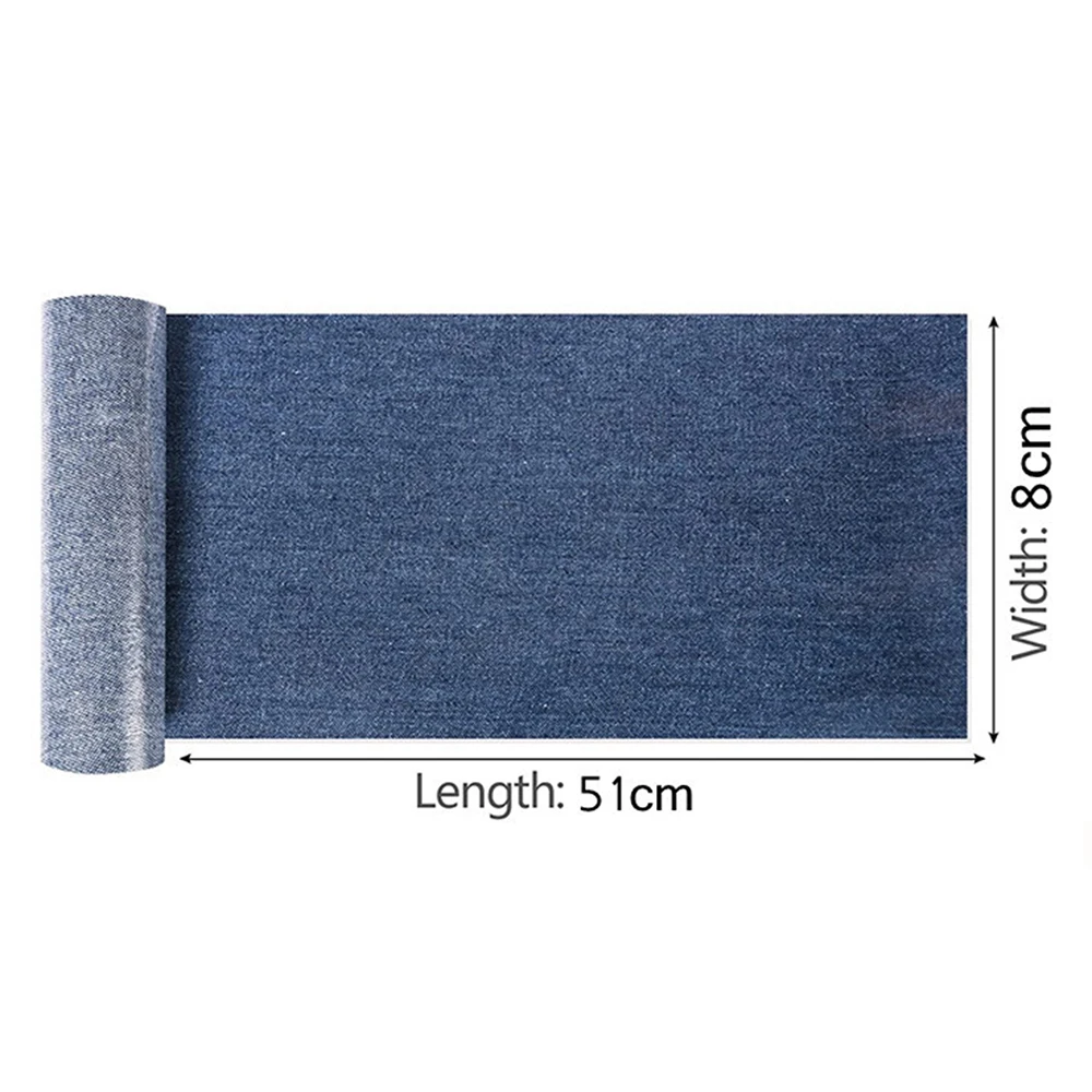 Premium Iron-On Denim Patches for Clothing and Accessories