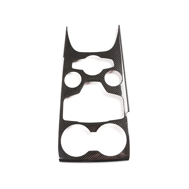 

For Alfa Romeo Giulia 2020-2022 Dry Carbon Fiber Car Gear Panel Decoration Cover Trim Sticker Interior Accessories