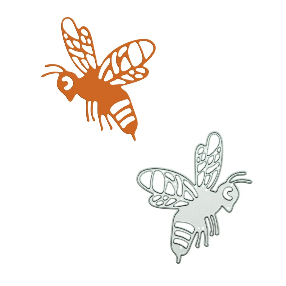 Gabarit De Découpe,Cogs Ailes-Pochoirs De Couches En Accent D'abeille