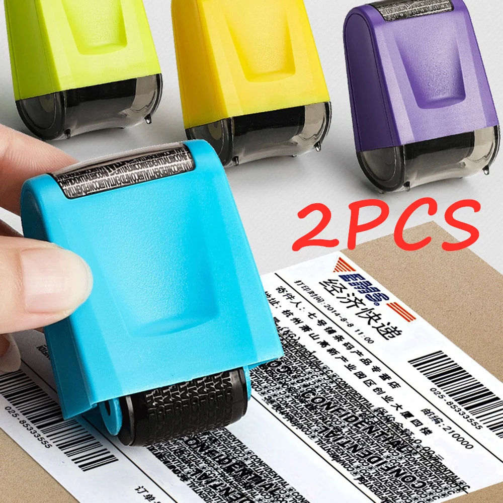2pcs-stamp-roller-anti-theft-protection-id-seal-smear-privacy