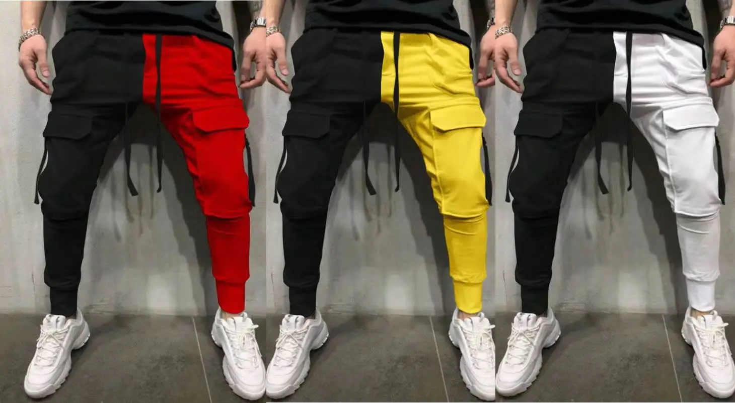 Casual pants,printed pants Men's Pants Hip Hop Joggers Cargo Pants Casual Fashion Printing Trousers Streetwear