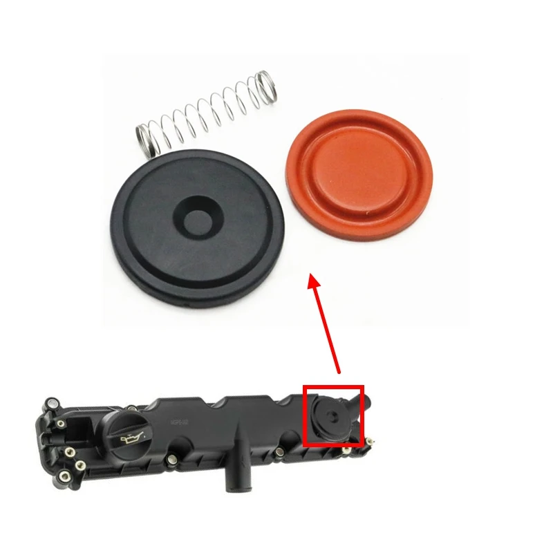 0248g5 New Pcv Valve Cover Repair Kit Valve Cap With Spring For Peugeot