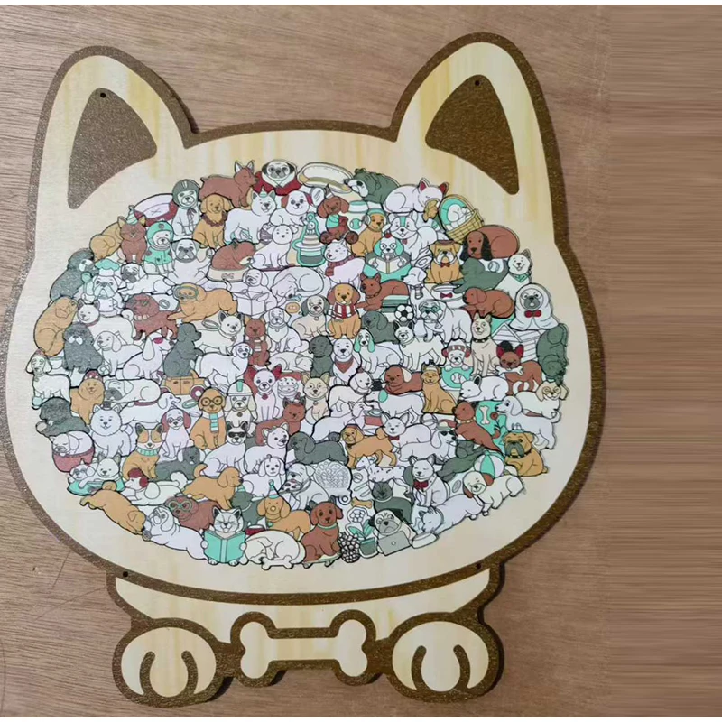 Wooden dog puzzle game - image 9