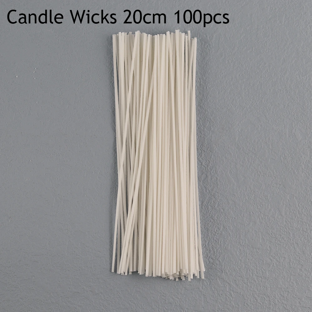 Description Picture 4 of item8Cm~20Cm Candle Wicks 100Pcs/set Smokeless Pre-Waxed Burn Longer Cotton Wick for DIY Scented Candle Making Supplies